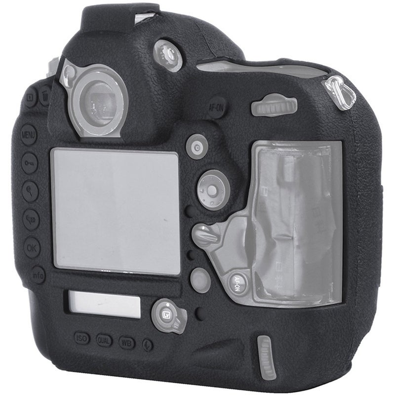 STSEETOP Camera Case for Nikon D4 D4S - Silicone Protective DSLR Skin Cover, Detachable Cage, Shockproof, Dustproof (Black) - Image 5